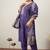 Plus Size Ethnic Motifs Embroidered Regular Kurta with Trousers & With Dupatta