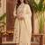 Women Floral Embroidered Empire Thread Work Kurta with Trousers & With Dupatta