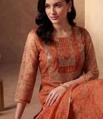 Women Ethnic Motifs Embroidered Regular Kurta with Trousers & With Dupatta
