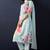 Floral Printed Regular Linen Straight Kurta With Trousers & Dupatta