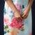 Floral Printed Regular Linen Straight Kurta With Trousers & Dupatta