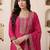Women Ethnic Motifs Embroidered Regular Chanderi Cotton Kurta with Trousers & With Dupatta