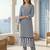 Women Printed Regular  Cotton Kurta with Trousers