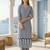 Women Printed Regular  Cotton Kurta with Trousers