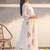Women Embroidered Regular Thread Work  Cotton Kurta with Trousers & With Dupatta