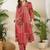 Women Printed Regular  Cotton Kurta with Trousers