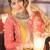 Ethnic Motifs Embroidered Panelled Sequinned A-Line Kurta With Palazzos & Dupatta