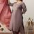 Plus Size Embroidered Regular Kurta with Trousers & With Dupatta