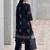 Women Printed Regular Thread Work  Cotton Kurta with Trousers & With Dupatta