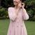 Women Floral Printed Pleated Thread Work Pure Cotton Kurta with Trousers