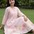 Women Floral Printed Pleated Thread Work Pure Cotton Kurta with Trousers