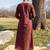 Women Ethnic Motifs Embroidered Regular Thread Work  Cotton Kurta with Trousers & With Dupatta