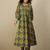 Women Ethnic Motifs Printed Pleated  Cotton Kurta with Trousers