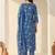 Women Floral Printed Regular Mirror Work Kurta with Trousers & With Dupatta