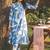 Women Printed Regular  Cotton Kurta with Trousers