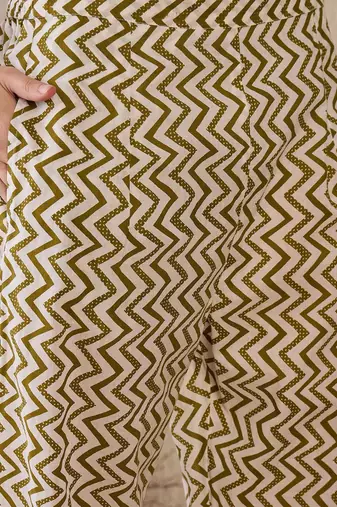 Women Ethnic Motifs Printed Regular  Cotton Kurta with Trousers & With Dupatta