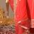 Ethnic Motifs Embroidered Zari A-Line Kurta With Trousers & Dupatta