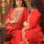 Ethnic Motifs Embroidered Zari A-Line Kurta With Trousers & Dupatta