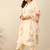 Plus Size Floral Printed Regular Kurta with Trousers & With Dupatta