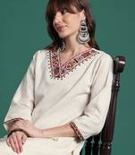 Ethnic Motifs Embroidered Kurta with Palazzos