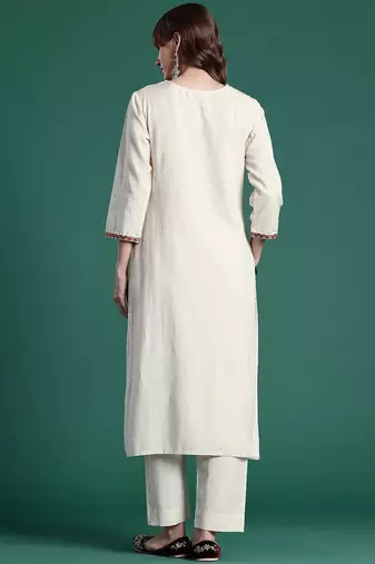 Ethnic Motifs Embroidered Kurta with Palazzos
