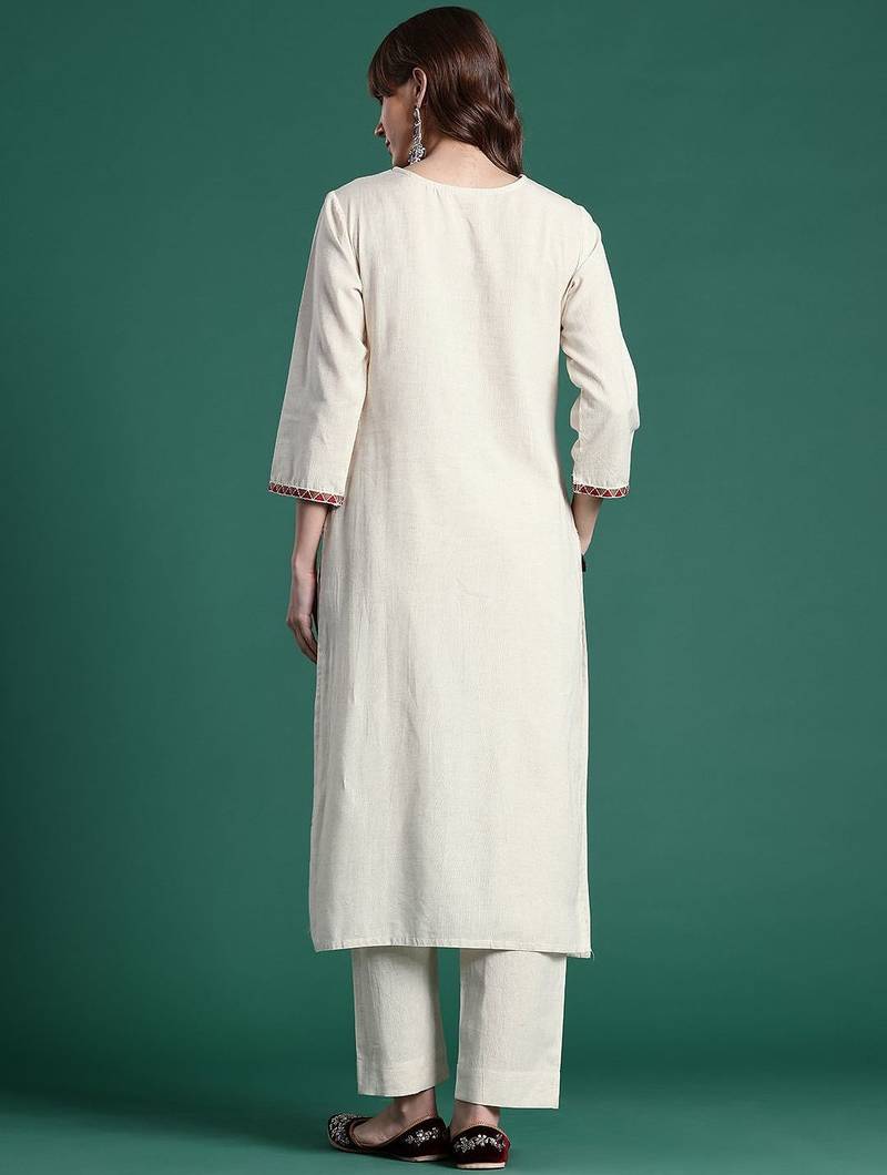 Ethnic Motifs Embroidered Kurta with Palazzos