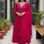 Women Ethnic Motifs Printed Panelled Thread Work Kurta with Trousers & With Dupatta