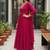 Women Ethnic Motifs Printed Panelled Thread Work Kurta with Trousers & With Dupatta