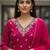 Women Ethnic Motifs Printed Panelled Thread Work Kurta with Trousers & With Dupatta