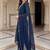 Women Bandhani Printed Regular Thread Work Kurta with Trousers & With Dupatta