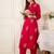 Floral Printed Thread Work  Cotton Kurta With Palazzos