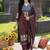 Women Ethnic Motifs Printed Regular Kurta with Trousers & With Dupatta