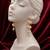 Freshwater pearl cluster drop earrings with gold-tone chain