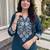 Women Ethnic Motifs Embroidered Regular Thread Work  Cotton Kurta with Trousers