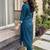 Women Ethnic Motifs Embroidered Regular Thread Work  Cotton Kurta with Trousers