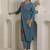 Women Embroidered  Cotton Kurta With Trouser