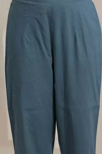 Women Embroidered Pure Cotton Kurta With Trouser