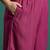 Plus Size Pink Embroidered Straight Kurta Salwar With Dupatta Set