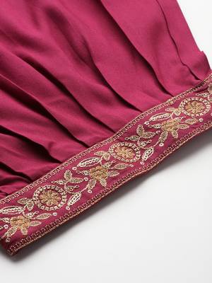 Plus Size Pink Embroidered Straight Kurta Salwar With Dupatta Set 9