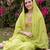 Women Floral Embroidered Empire Thread Work  Cotton Kurta with Trousers & With Dupatta
