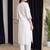 Women Ethnic Motifs Embroidered Regular Thread Work  Cotton Kurta with Trousers