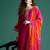 Ethnic Motifs Embroidered Zari Kurta With Trousers & Dupatta