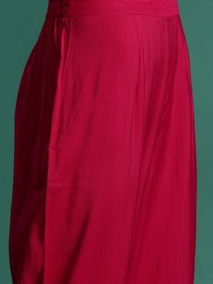 Ethnic Motifs Embroidered Zari Kurta With Trousers & Dupatta 3