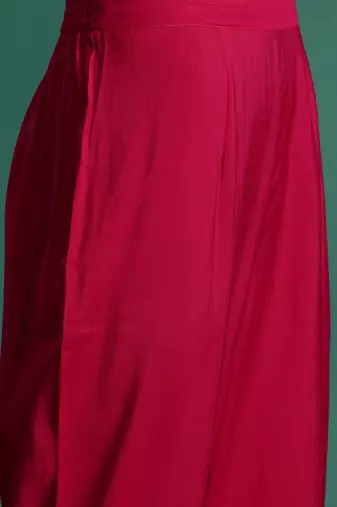Ethnic Motifs Embroidered Zari Kurta With Trousers & Dupatta