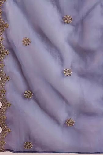 Women Floral Embroidered Regular Kurta with Trousers & With Dupatta