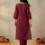 Women Ethnic Motifs Embroidered Regular Thread Work  Cotton Kurta with Trousers