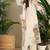 Women Animal Embroidered Thread Work  Cotton Kurta with Trousers