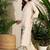 Women Animal Embroidered Thread Work  Cotton Kurta with Trousers