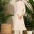 Women Animal Embroidered Thread Work  Cotton Kurta with Trousers