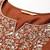 Plus Size Rust Embroidered Straight Kurta Trousers With Dupatta Set